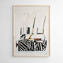 Lámina Takes time to pass 70x100 cm, Multi