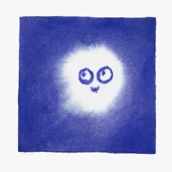 Lámina Tufs 50x50 cm, azul-blanco