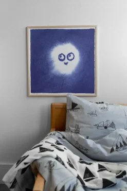 Lámina Tufs 50x50 cm, azul-blanco