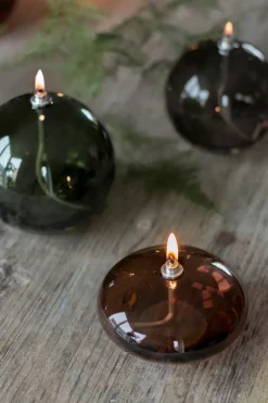 Lámpara de aceite Aura small, Brown