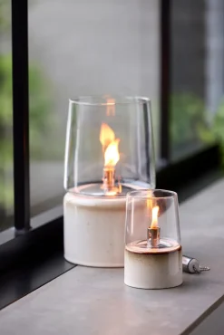 Lámpara de aceite Bitz Gastro Ø15x26 cm, blanco nata