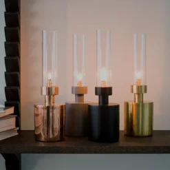 Lámpara de aceite Patina mini 28 cm, Grey