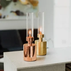 Lámpara de aceite Patina mini 28 cm, Brass