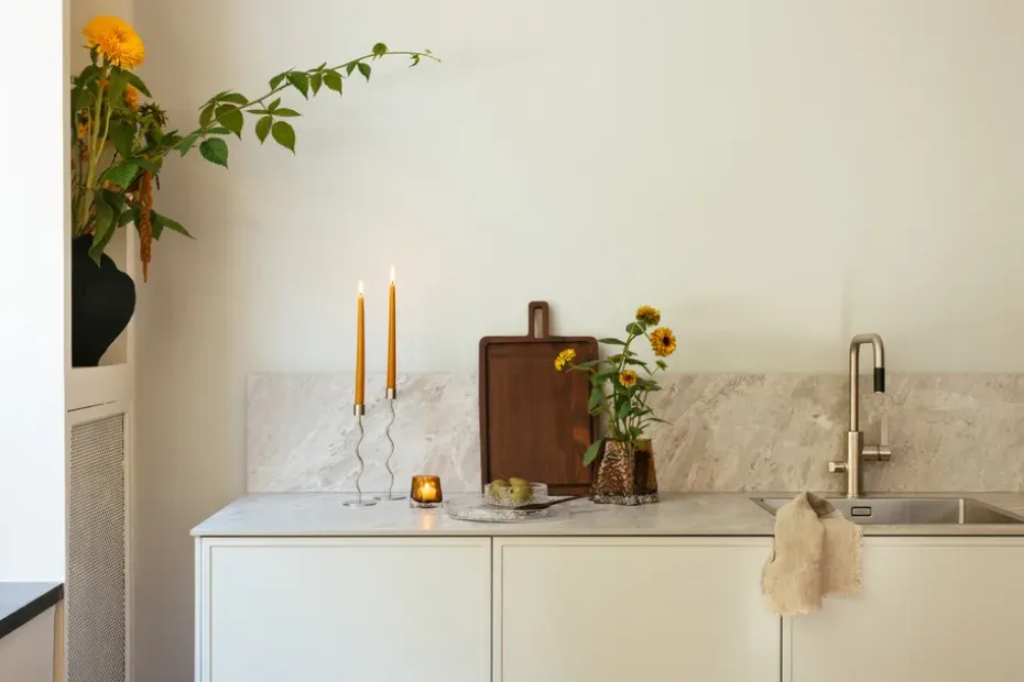 Lámpara de luz suave Ø17 cm, Cognac