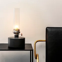 Lámpara de parafina Patina, grande, Negro