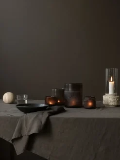 Lámpara de travertino, 30 cm