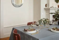 Luna colgante de Navidad 2024, Chapado en oro