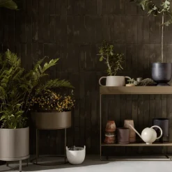 Maceta Bau large Ø28 cm, Cashmere