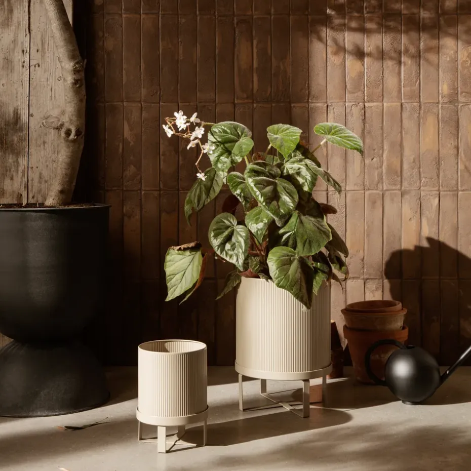 Maceta Bau small Ø18 cm, Cashmere