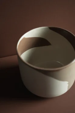 Maceta Calm Ø23 cm, Beige-brown