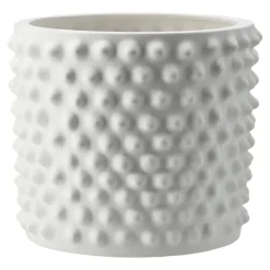 Maceta Cloudy blanco mate, Mediana