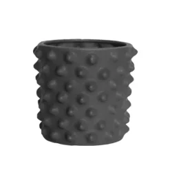 Maceta Cloudy, gris oscuro, mini, Ø 15 cm