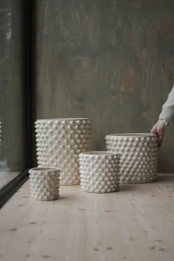 Maceta Cloudy vanilla, Medium Ø30 cm