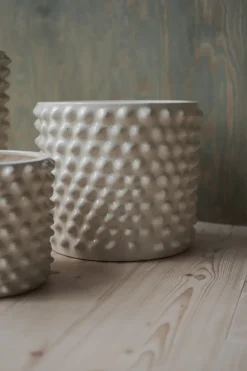 Maceta Cloudy vanilla, Medium Ø30 cm