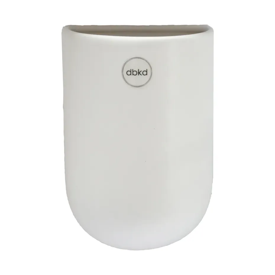 Maceta colgante de pared Cut blanco, medium