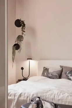 Maceta colgante GLOBE Ø21 cm h32 cm, Negro