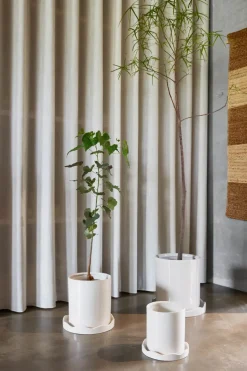 Maceta con base Nami large Ø27 cm, White