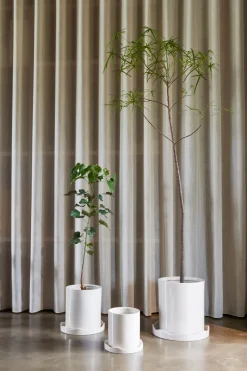 Maceta con base Nami large Ø27 cm, White