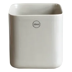 Maceta Cube small Ø13 cm, Shiny mole