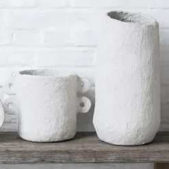 Maceta Earth Ø 18 cm, Beige