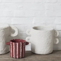 Maceta Earth Ø 18 cm, Beige