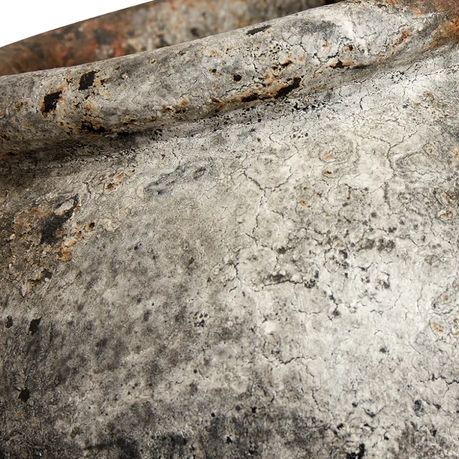 Maceta Echo Ø30 cm h25 cm, óxido-gris