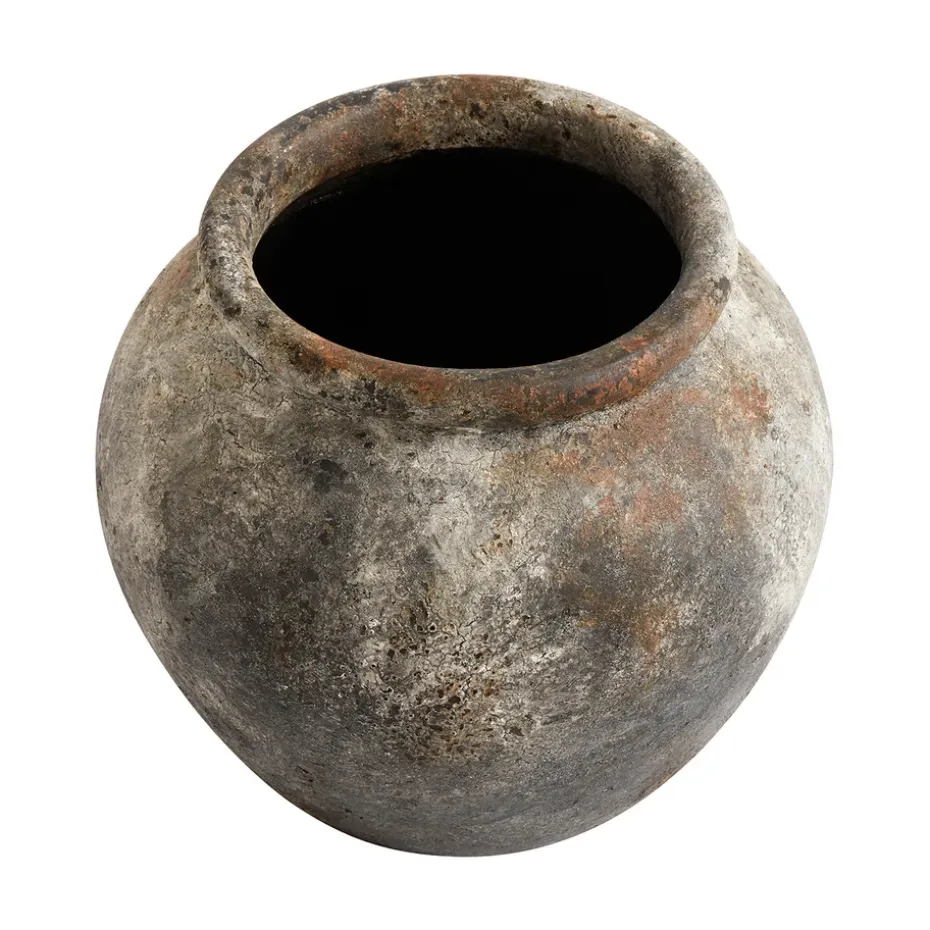 Maceta Echo Ø30 cm h25 cm, óxido-gris