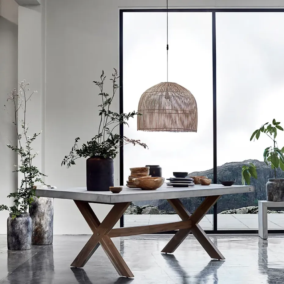 Maceta Echo Ø28 cm, óxido-gris