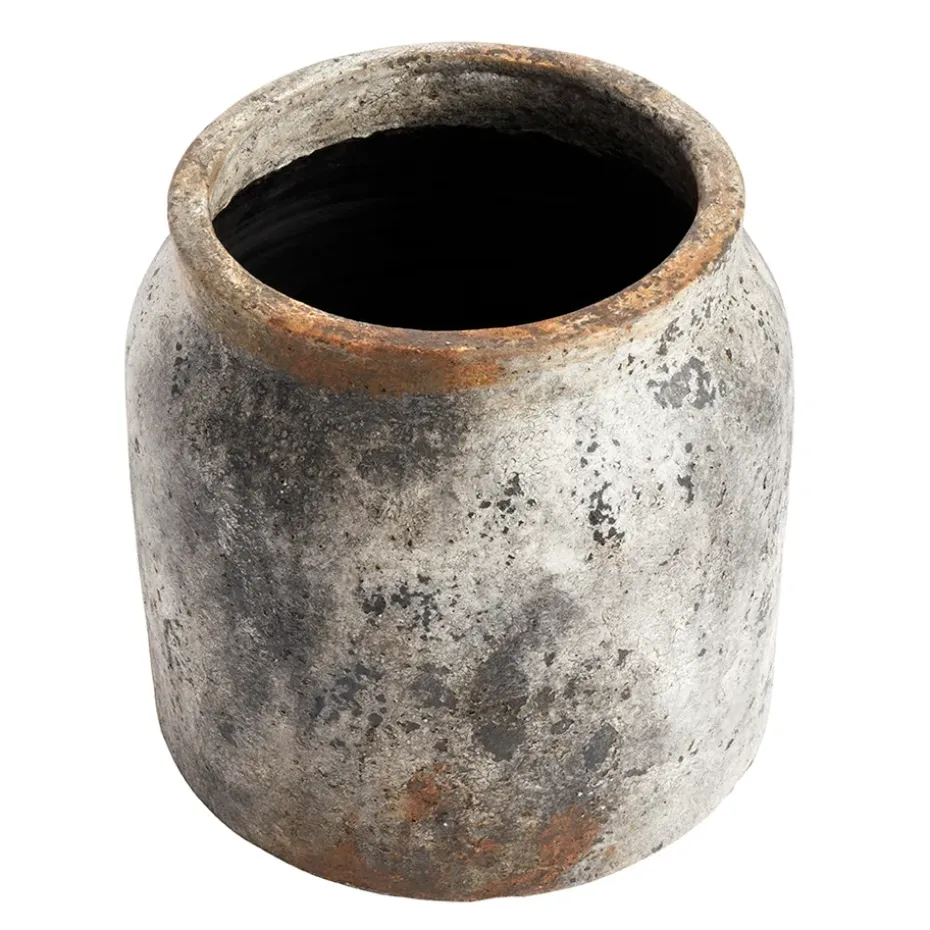 Maceta Echo Ø28 cm, óxido-gris