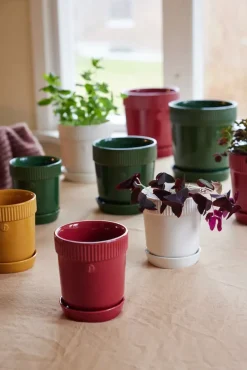 Maceta Elise S Ø14 cm, Burdeos