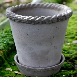Maceta Emilia 16 cm, gris