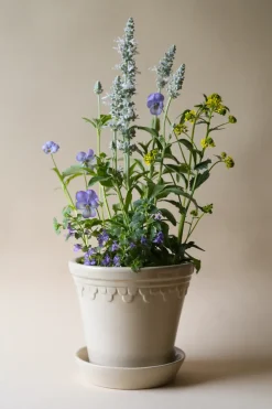 Maceta esmaltada Københavner Ø21 cm, Sand Stone