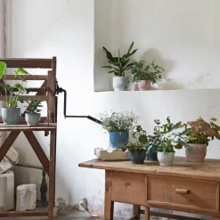 Maceta exterior Knabstrup Ø16,5 cm, Menta suave