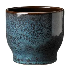Maceta exterior Knabstrup Ø16,5 cm, Mar verde