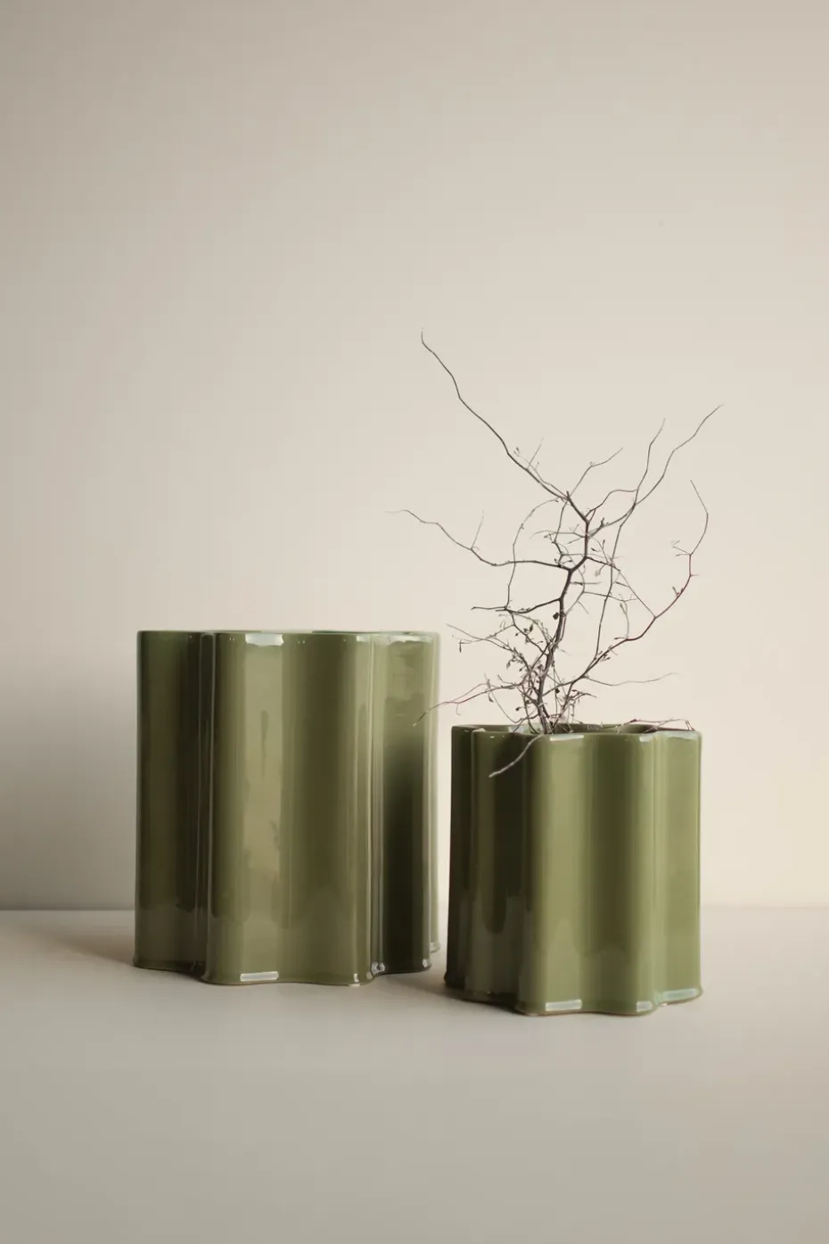 Maceta Filter, Shiny green, Ø25 cm