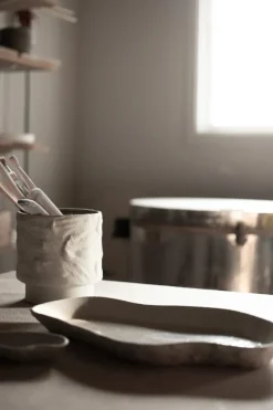 Maceta Flow Ø15 cm, Sand