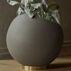Maceta Globe Ø37 cm, Taupe