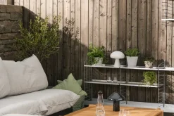 Maceta HAY Flowerpot with saucer L Ø17.5 cm, gris