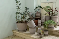 Maceta Helena Ø12 cm, gris