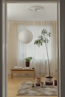 Maceta Hoff, Ø18 cm, Raw Rosa-Deep Burgundy