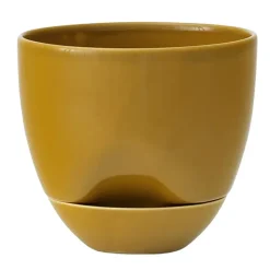 Maceta Hydrous Ø12 cm, Ochre