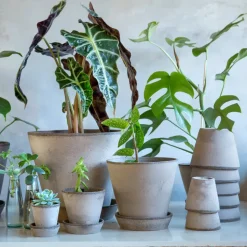 Maceta Julie Ø17 cm, gris