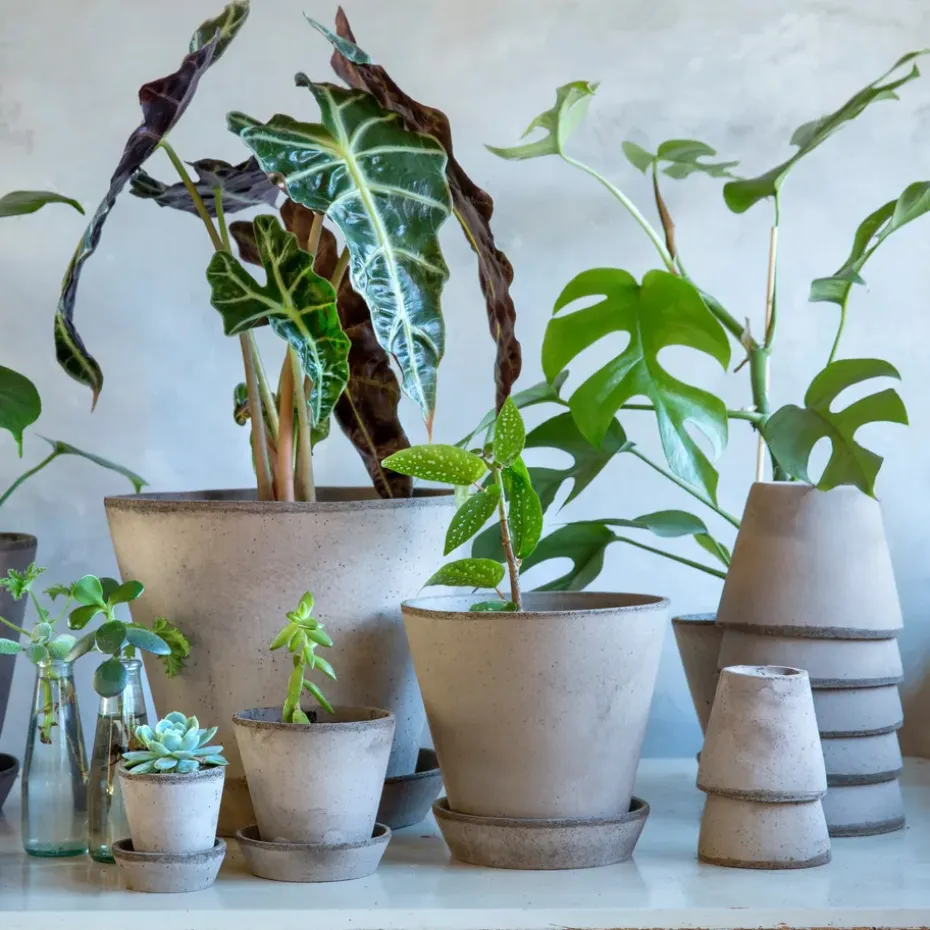 Maceta Julie Ø17 cm, gris