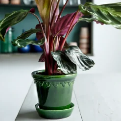 Maceta Københavner esmaltada Ø18 cm, verde