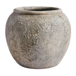 Maceta Luna h25 cm Ø29 cm, gris