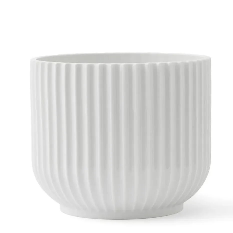 Maceta Lyngby, blanco, Ø18,9 cm