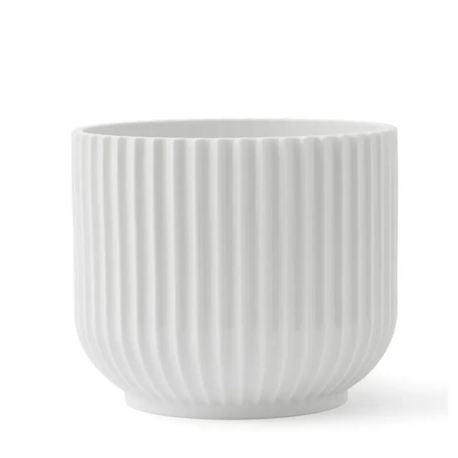 Maceta Lyngby, blanco, Ø14,5 cm
