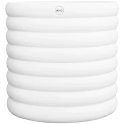 Maceta Mud blanco, XL, Ø 27 cm