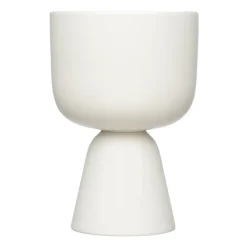 Maceta Nappula Ø15,5 cm altura 23 cm, blanco