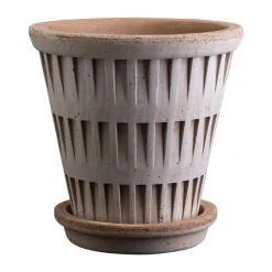 Maceta Pantheon raw, Rosa, Ø21 cm